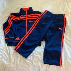 Toddler boy’s adidas track suit